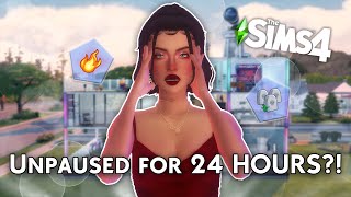 I left my Sims game UNPAUSED for 24 HOURS [upl. by Mars]