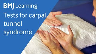 Tests for carpal tunnel syndrome  BMJ Learning [upl. by Peta]