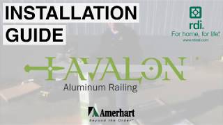 RDI AVALON Aluminum Railing Installation Guide [upl. by Cousin]