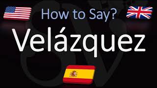 How to Pronounce Velázquez CORRECTLY Spanish amp English Pronunciation [upl. by Itram]