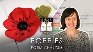 Poppies  Jane Weir  Poem Analysis  AQA GCSE English Lit [upl. by Imoyaba]