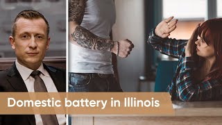 Domestic battery in Illinois [upl. by Aietal]