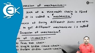 Inversion of Mechanism  Fundamental and Types of Mechanisms  Theory of Machine [upl. by Arihppas]