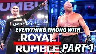 Everything Wrong With WWE Royal Rumble 2022 Part 1 [upl. by Cadman]