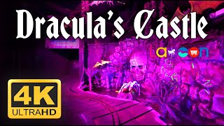 Draculas Castle 4K Extreme LowLight POV  Lagoon Amusement Park [upl. by Ysiad]