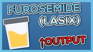 Furosemide Lasix Nursing Drug Card Simplified  Pharmacology [upl. by Nomahs994]