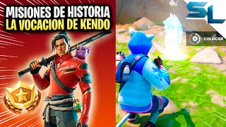 Como COMPLETAR TODAS las MISIONES DE HISTORIA LA VOCACIÓN DE KENDO FORTNITE [upl. by Gilboa]