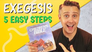 How to do Biblical Exegesis in 5 Easy Steps [upl. by Darrin762]