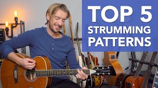 Top 5 Strumming Patterns for Acoustic Guitar must know [upl. by Anoirb275]