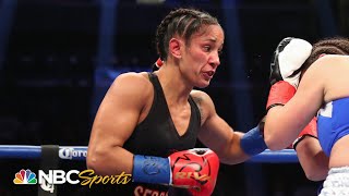 Amanda Serrano knocks out Daniela Bermudez in Ring City Boxing main event  NBC Sports [upl. by Mij]