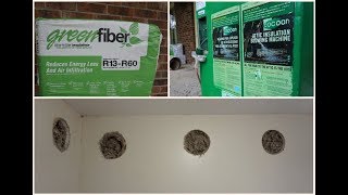 Green Fiber Cellulose Soundproofing and Insulation [upl. by Ecargyram]