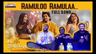 Ramuloo Ramulaa  Full Video Song  Allu Arjun  Reaction [upl. by Natehc]