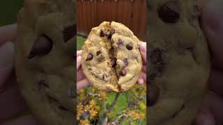 Crumbl Chocolate Chip Cookies COPYCAT recipe [upl. by Anilet]