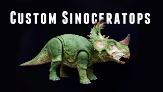 How to Custom Sculpt a Mattel Sinoceratops Jurassic World [upl. by Aihtela811]