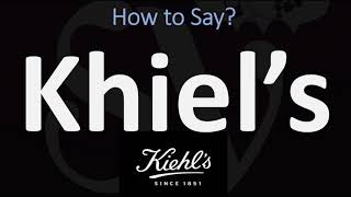 How to Pronounce Kiehl’s CORRECTLY [upl. by Asin]