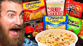 Whats The Best Instant Ramen Noodle Taste Test [upl. by Ahern]