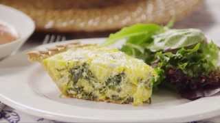 How to Make Spinach Quiche  Brunch Recipes  Allrecipescom [upl. by Amathist392]