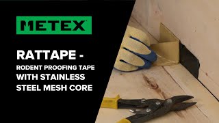 How To Use RatTape  Rodent Proofing Tape [upl. by Ahsiekel]