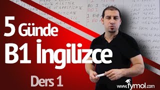 5 Günde B1 İngilizce öğreniyorum Ders 1  En İyi Online İngilizce Kursu [upl. by Starling114]