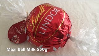 Unwrapping Giant Lindor Ball  Whats Inside  Lindt Lindor [upl. by Eiclehc514]