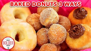 Homemade Baked Donuts Recipe 3 Ways [upl. by Joab]