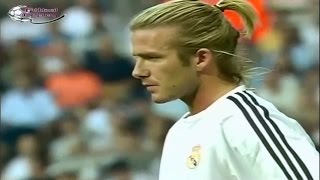 David Beckham Vs Real Betis II Real Madrid Debut [upl. by Pallas]