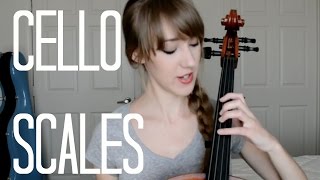 C G and D Major Scales On the Cello  How To Music  Sarah Joy [upl. by Roley]