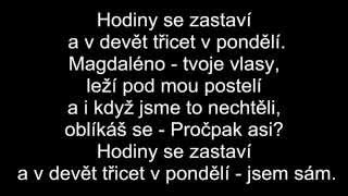 Jelen  Magdaléna text lyrics [upl. by Dedric]