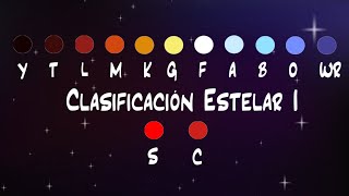 Clasificación estelar I espectro y temperatura  Tipos de estrellas [upl. by Idnaj]