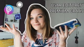 COMO USAR EDITORES PREMIUM GRATIS  PICSART [upl. by Chantalle]