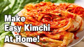 HOW TO MAKE SIMPLE KIMCHI  Around The World Cooking [upl. by Cromwell]