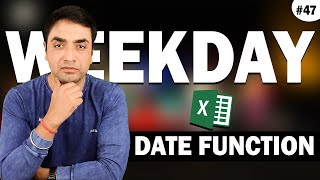 Excel Weekday Function Part 1  How to use the WEEKDAY Function in Excel with IF Function [upl. by Dunning]