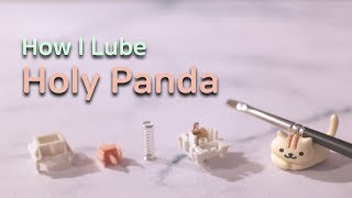 How I Lube Holy Panda Switches with Krytox 205g0 [upl. by Eveivenej]