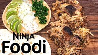 Pork Carnitas made in the Ninja Foodi  Ninja Foodi Recipes [upl. by Eittap851]