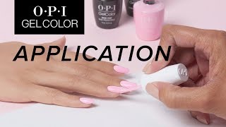 OPI GelColor Tutorial  Application [upl. by Hebbe506]