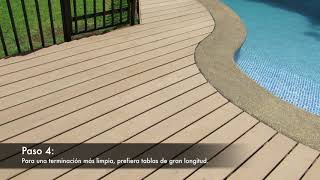 Instalacion Deck Para piscinas [upl. by Nogam]