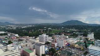 4K HD drone flight over downtown Blantyre Malawi [upl. by Jamal688]