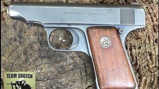 Deutsche Werke Ortgies Pistol 25 acp Pocket Pistol Review [upl. by Enailuj909]