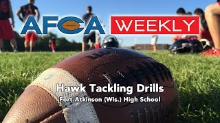 Hawk Tackling Football Drills [upl. by Goodill]