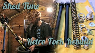 Retro Fork Rebuild  Marzocchi Oil Change [upl. by Marie]