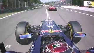 Vettel Battles Alonso At Monza  2011 Italian Grand Prix [upl. by Darnok]