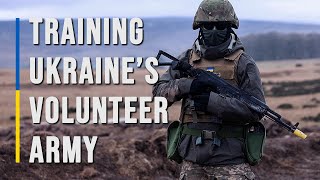 Training Ukraines volunteer army 🇺🇦 [upl. by Fanchet315]