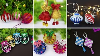 6 DIY Christmas Ornaments Decoration Ideas  Christmas Tree Decorations  Christmas Crafts [upl. by Brenda]