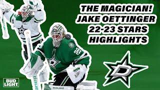 Jake Oettinger Regular Season 202223 Dallas Stars Highlights [upl. by Ellora]