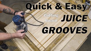 The Easiest Way To Make A Juice Groove  How To Make A Juice Groove In A Cutting Board [upl. by Audrey210]