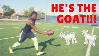 TRAINING WITH NFL PUNTER MARQUETTE KING [upl. by Mcguire618]