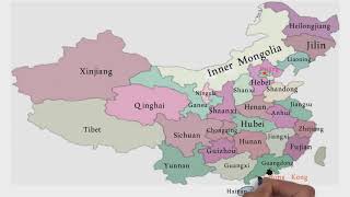 Provinces of China  China Provinces  Political Map of China  China Map 2025 Series of World Map [upl. by Ingunna466]