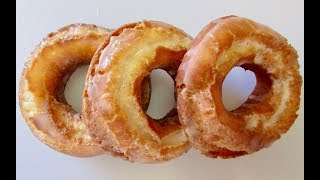 CAKE DOUGHNUTS  OldFashioned STYLE  DIY Demonstration [upl. by Joacima]