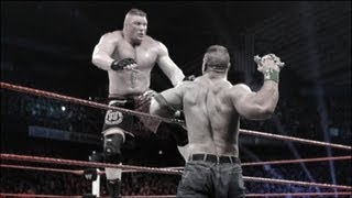 John Cena vs Brock Lesnar Extreme Rules Match highlights [upl. by Aniara]