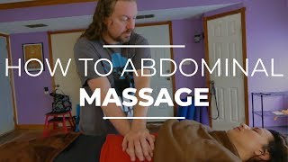 How To Abdominal Massage [upl. by Ahseryt]